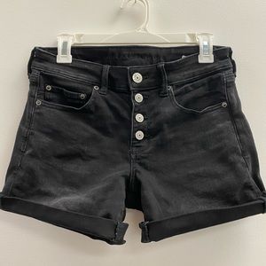 Black American Eagle Jean Shorts